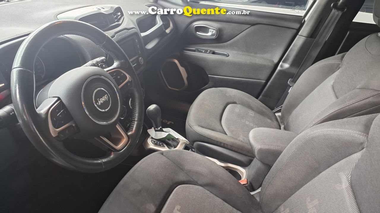 JEEP   RENEGADE LONGITUDE 1.8 4X2 FLEX 16V AUT.   PRATA 2016 1.8 FLEX - Loja