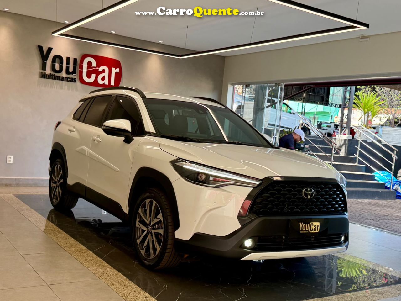 TOYOTA   COROLLA CROSS XRE 2.0 16V FLEX AUT.   BRANCO 2024 2.0 FLEX - Loja