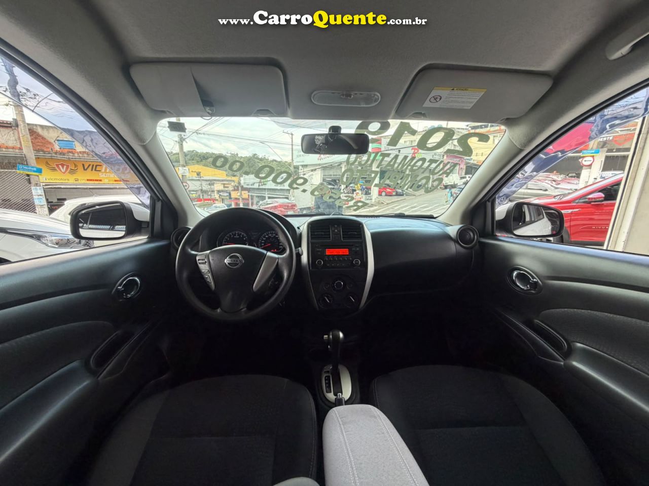 NISSAN   VERSA SV 1.6 16V FLEXSTART 4P AUT.   BRANCO 2019 1.6 GASOLINA - Loja