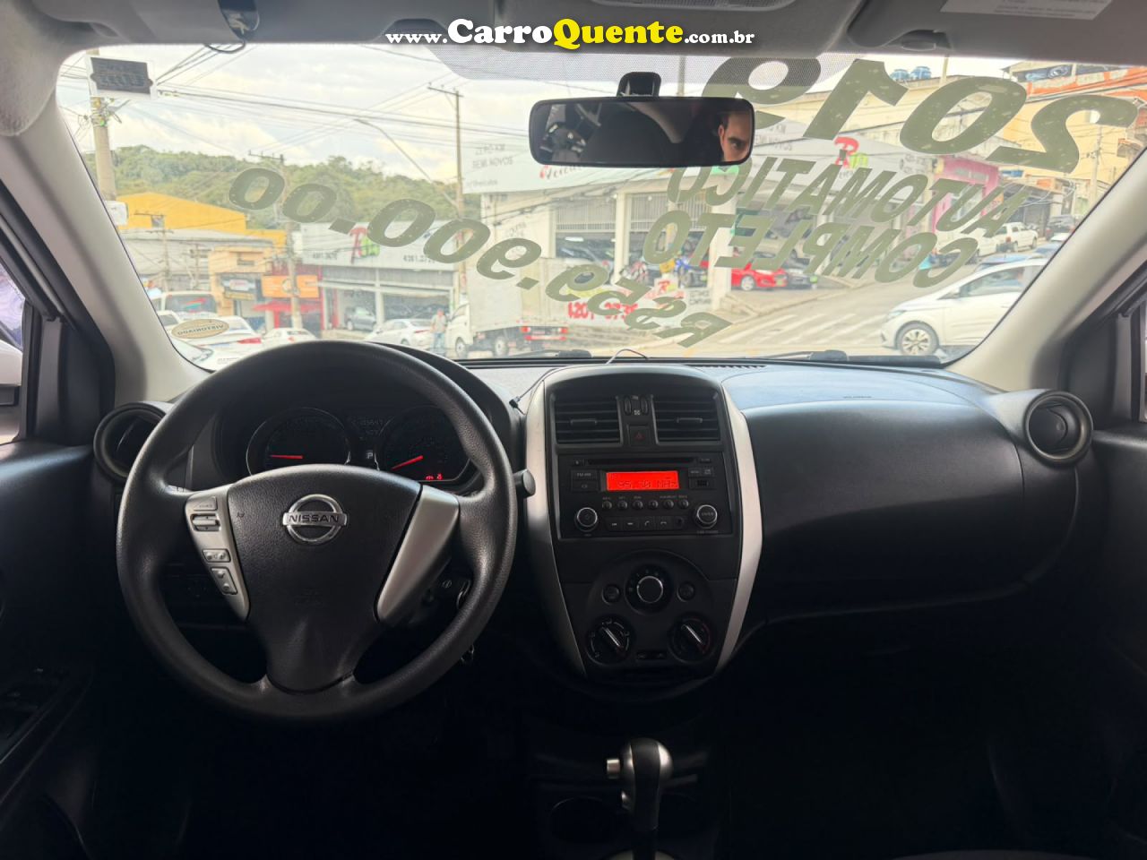 NISSAN   VERSA SV 1.6 16V FLEXSTART 4P AUT.   BRANCO 2019 1.6 GASOLINA - Loja