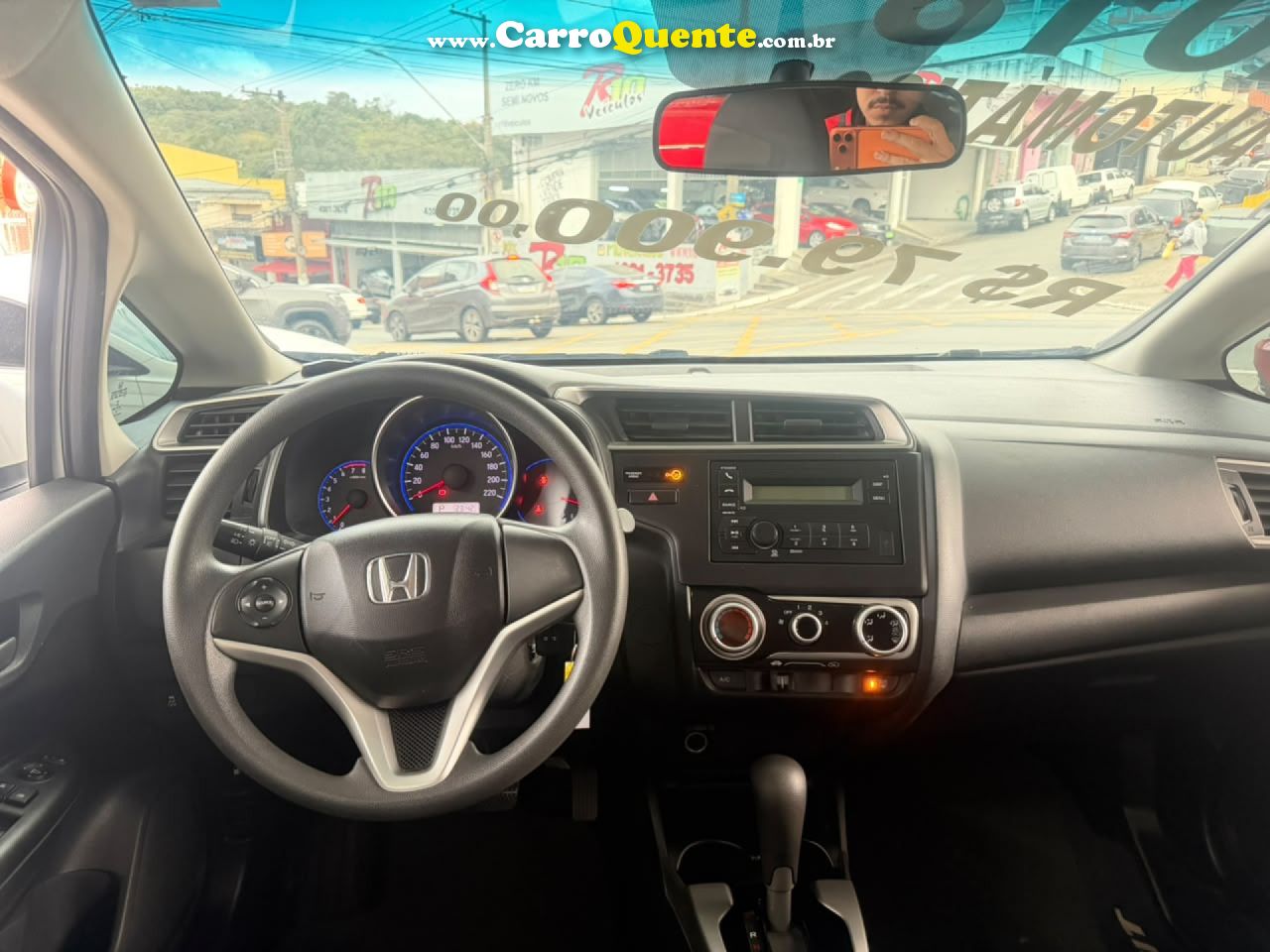 HONDA   FIT LX 1.5 FLEXONE 16V 5P AUT.   BRANCO 2018 1.5 GASOLINA - Loja