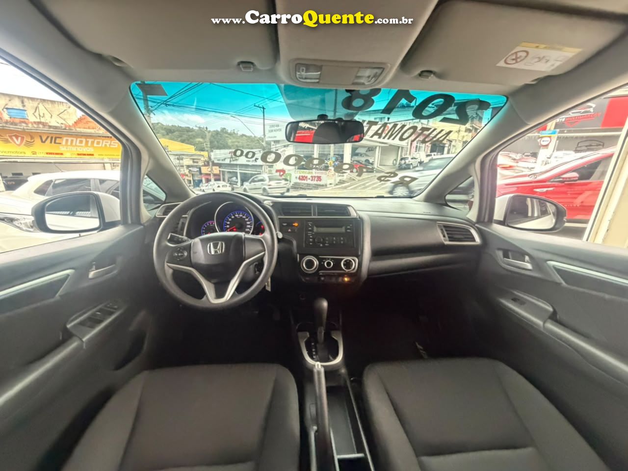 HONDA   FIT LX 1.5 FLEXONE 16V 5P AUT.   BRANCO 2018 1.5 GASOLINA - Loja
