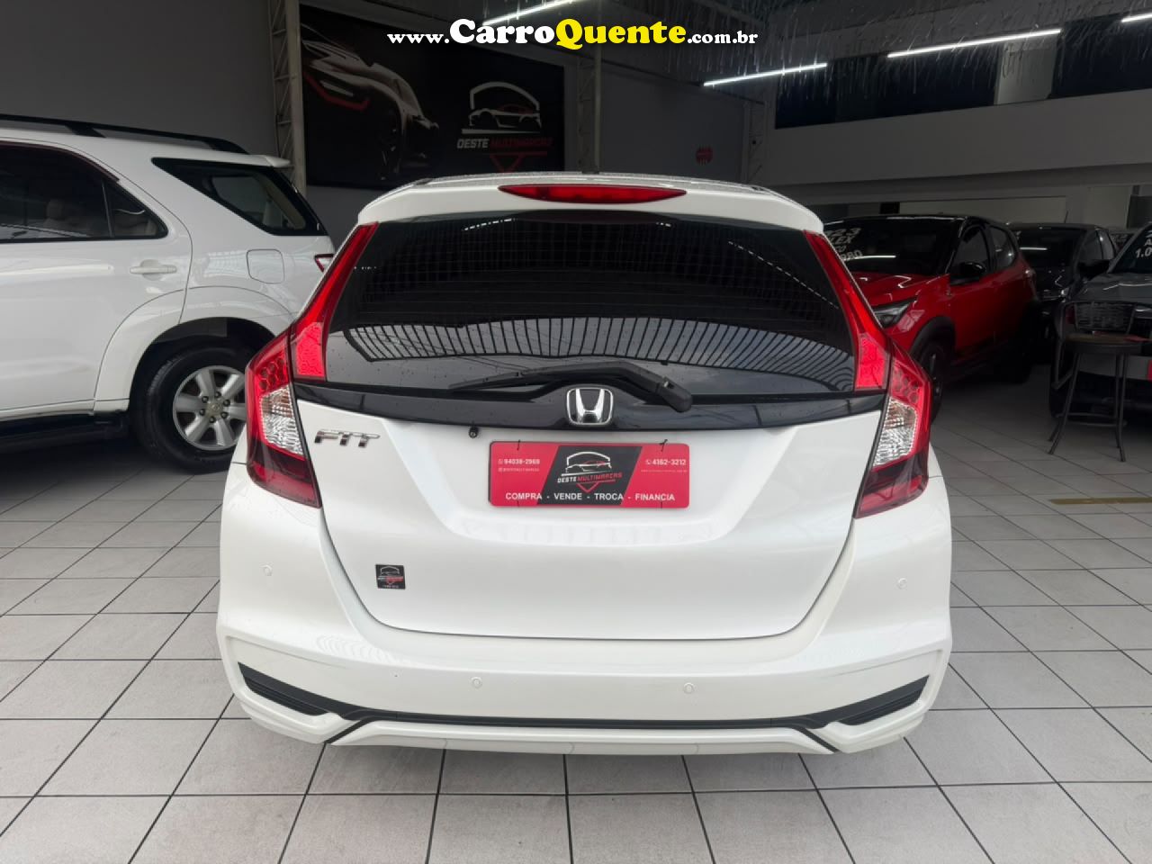 HONDA   FIT LX 1.5 FLEXONE 16V 5P AUT.   BRANCO 2018 1.5 GASOLINA - Loja