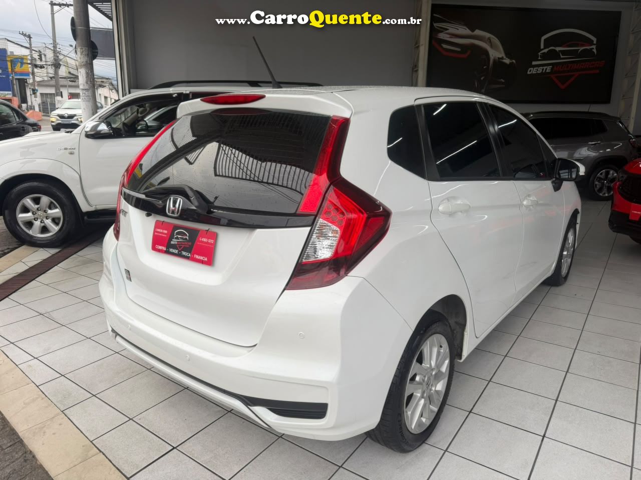 HONDA   FIT LX 1.5 FLEXONE 16V 5P AUT.   BRANCO 2018 1.5 GASOLINA - Loja