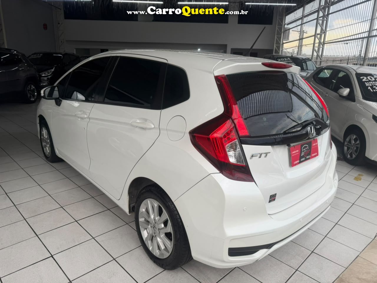 HONDA   FIT LX 1.5 FLEXONE 16V 5P AUT.   BRANCO 2018 1.5 GASOLINA - Loja