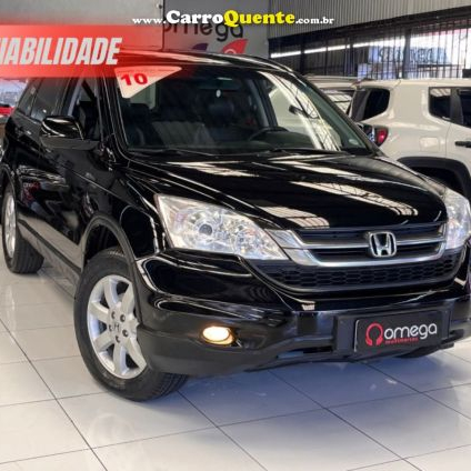 HONDA   CR-V LX 2.0 16V 2WD2.0 FLEXONE AUT.   PRETO 2010 2.0 GASOLINA