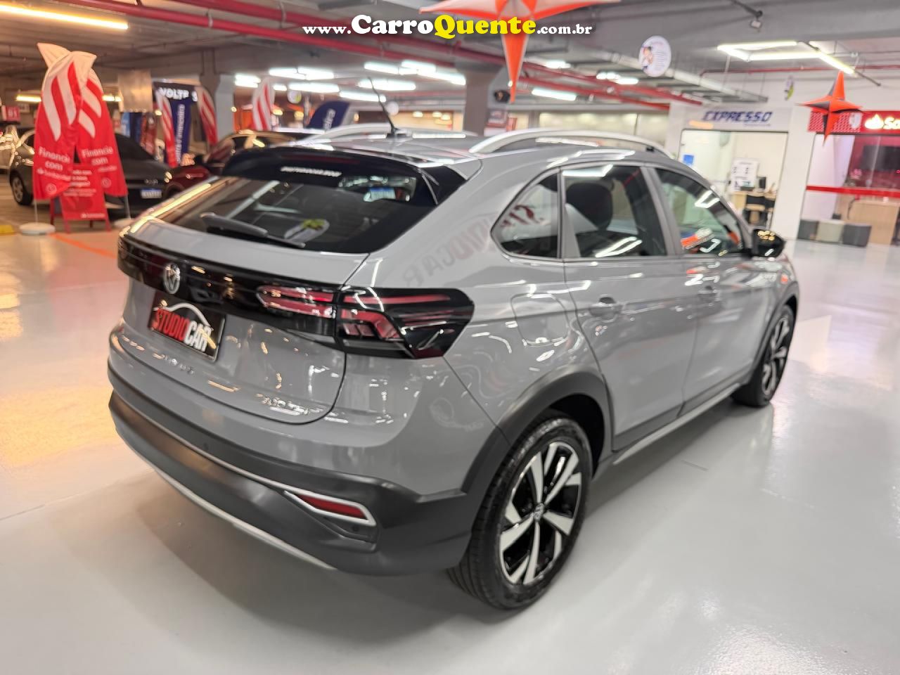 VOLKSWAGEN   NIVUS HIGHLINE 1.0 200 TSI FLEX AUT.   CINZA 2024 1.0 FLEX - Loja