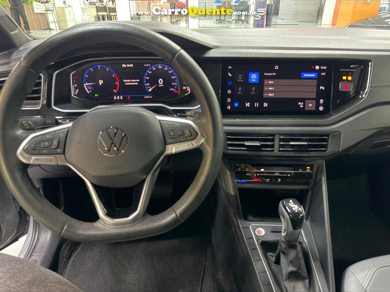 VOLKSWAGEN   NIVUS HIGHLINE 1.0 200 TSI FLEX AUT.   CINZA 2024 1.0 FLEX - Loja