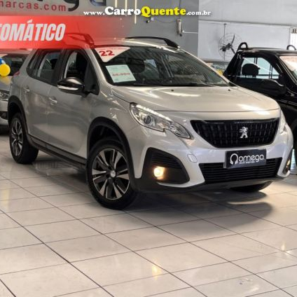 PEUGEOT   2008 ALLURE PACK 1.6 FLEX 16V AUT.   PRATA 2022 1.6 FLEX