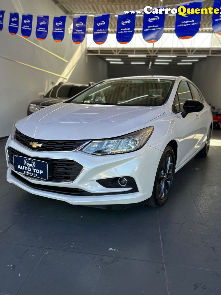 CHEVROLET   CRUZE LT 1.4 16V TURBO FLEX 4P AUT.   BRANCO 2018 1.4 FLEX - Loja