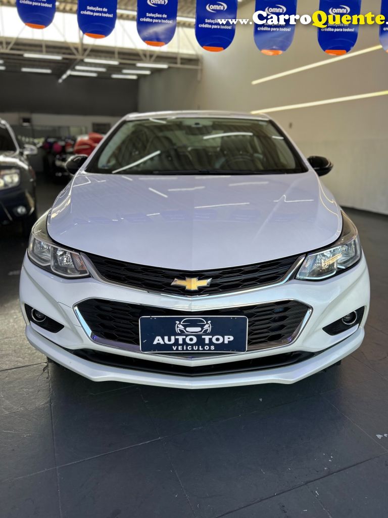 CHEVROLET   CRUZE LT 1.4 16V TURBO FLEX 4P AUT.   BRANCO 2018 1.4 FLEX - Loja