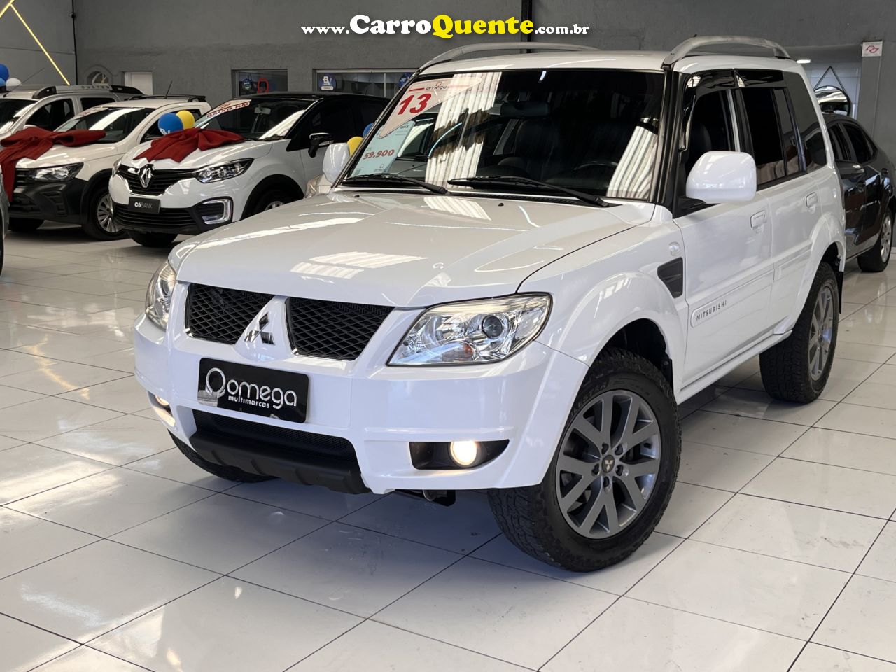 MITSUBISHI   PAJERO TR4 2.0 FLEX 16V 4X2 AUT.   BRANCO 2013 2.0 FLEX - Loja