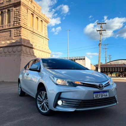TOYOTA   COROLLA GLI18 CVT   PRATA 2018 1.8 FLEX
