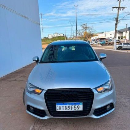 AUDI   A1 SPORTBACK 1.4 TFSI 5P S-TRONIC   PRATA 2013 1.4 GASOLINA