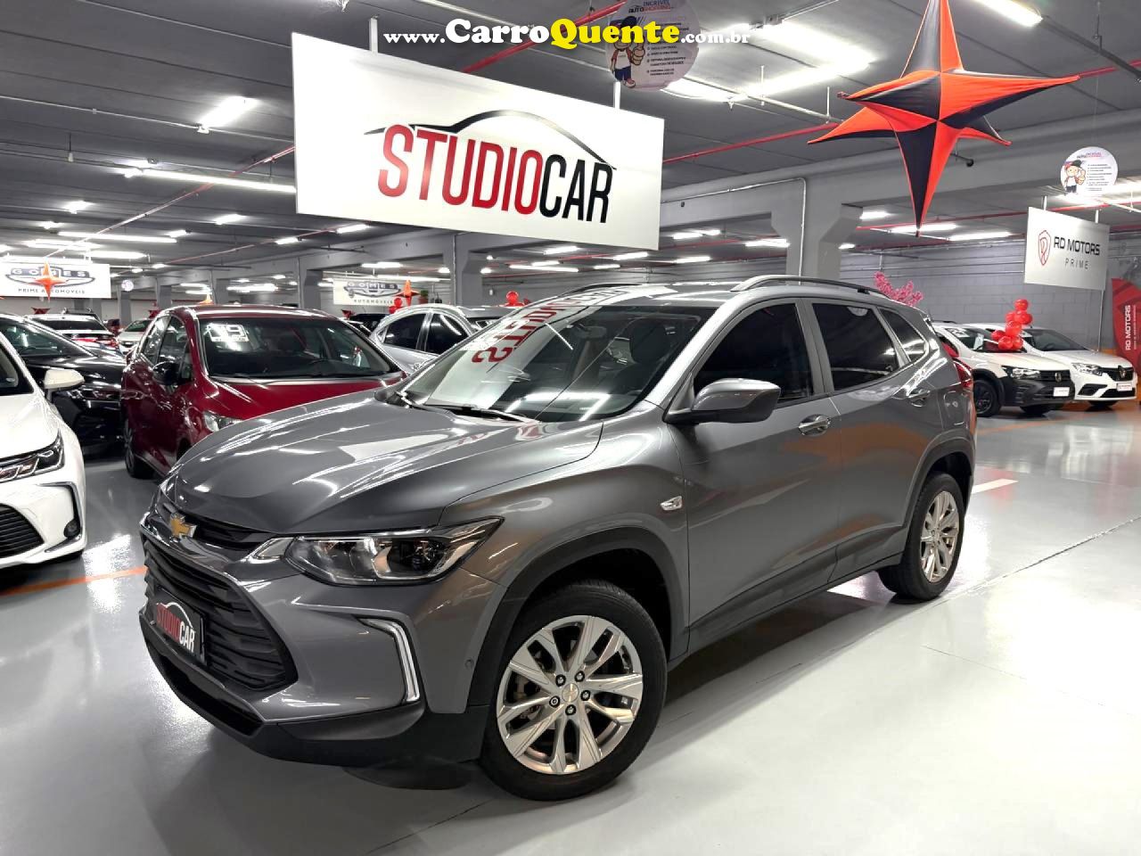 CHEVROLET   TRACKER LTZ 1.0 TURBO 12V FLEX AUT.   CINZA 2022 1.0 FLEX - Loja