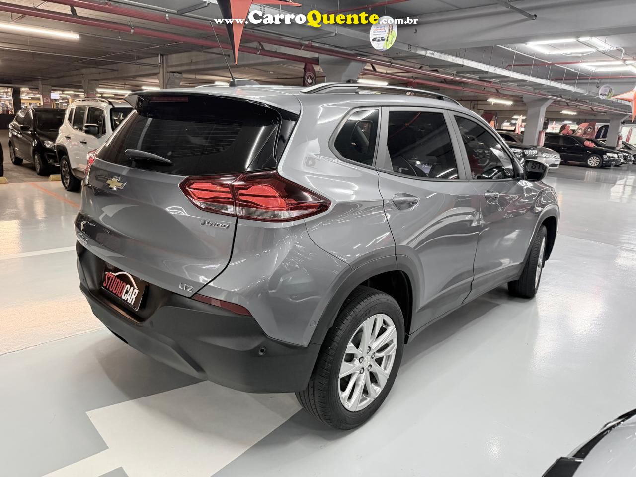 CHEVROLET   TRACKER LTZ 1.0 TURBO 12V FLEX AUT.   CINZA 2022 1.0 FLEX - Loja