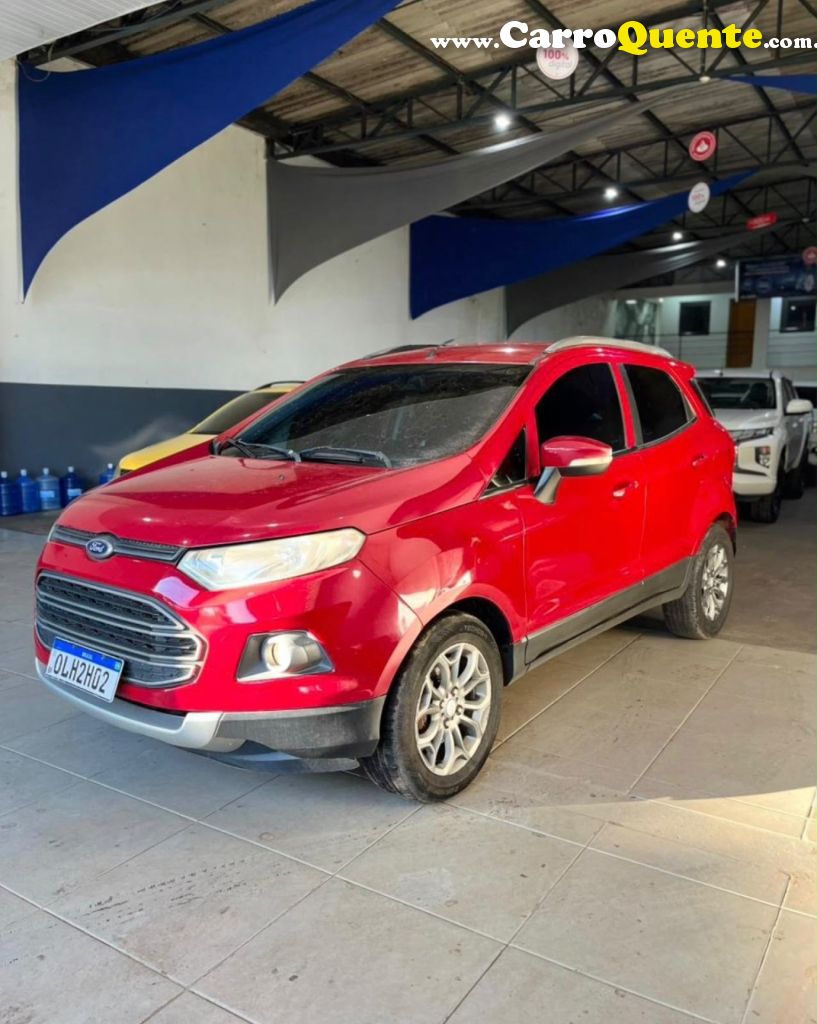 FORD   ECOSPORT SE 1.6 16V FLEX 5P MEC.   VERMELHO 2013 1.6 FLEX - Loja
