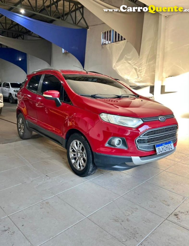 FORD   ECOSPORT SE 1.6 16V FLEX 5P MEC.   VERMELHO 2013 1.6 FLEX - Loja