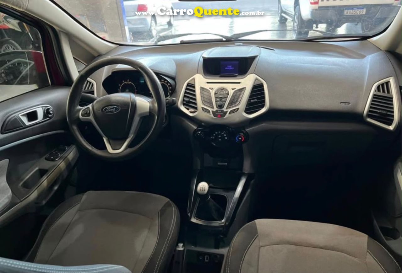 FORD   ECOSPORT SE 1.6 16V FLEX 5P MEC.   VERMELHO 2013 1.6 FLEX - Loja