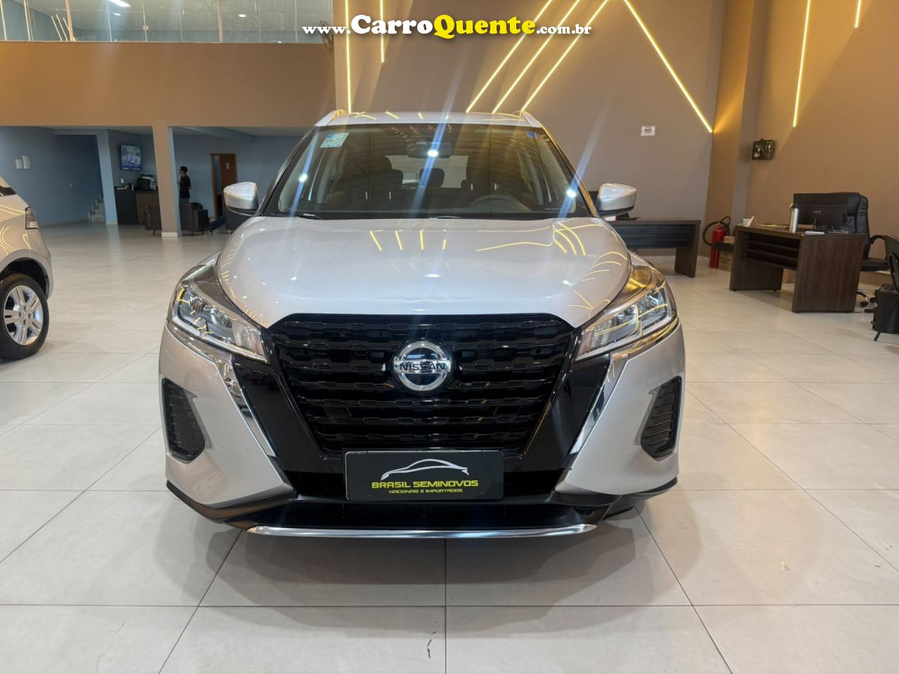 NISSAN   KICKS ACTIVE 1.6 16V FLEX AUT.   PRATA 2022 1.6 FLEX - Loja