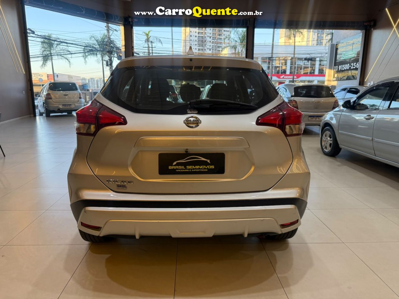 NISSAN   KICKS ACTIVE 1.6 16V FLEX AUT.   PRATA 2022 1.6 FLEX - Loja