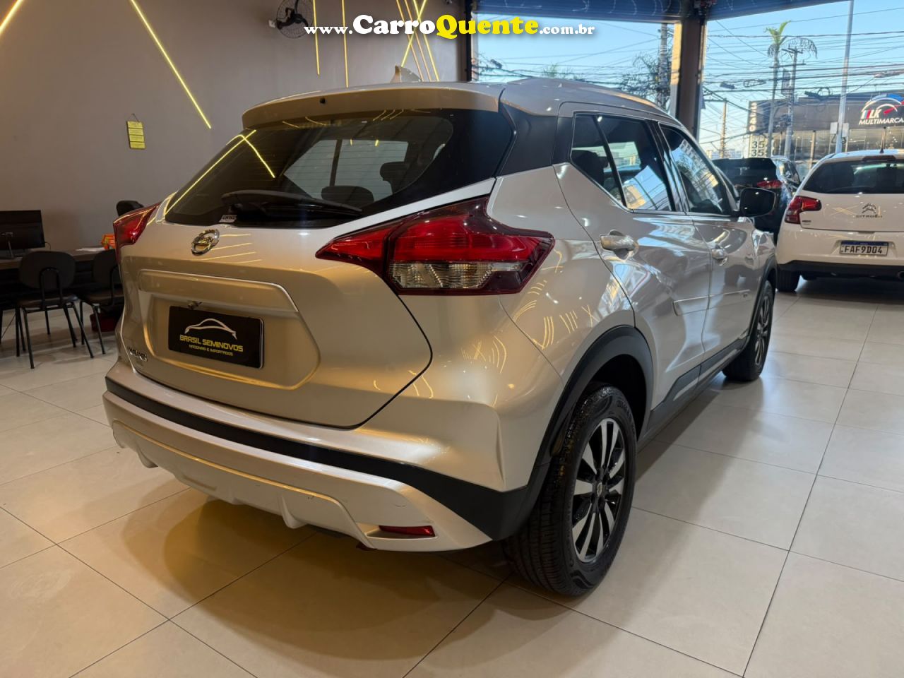 NISSAN   KICKS ACTIVE 1.6 16V FLEX AUT.   PRATA 2022 1.6 FLEX - Loja