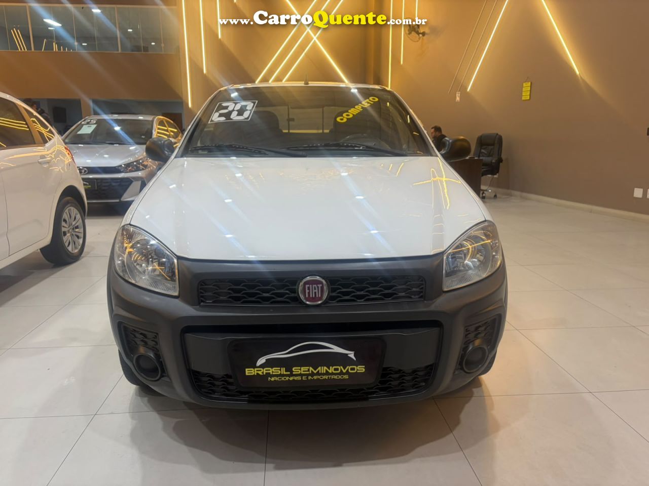 FIAT   FIATSTRADA   BRANCO 2020 1.4 FLEX - Loja