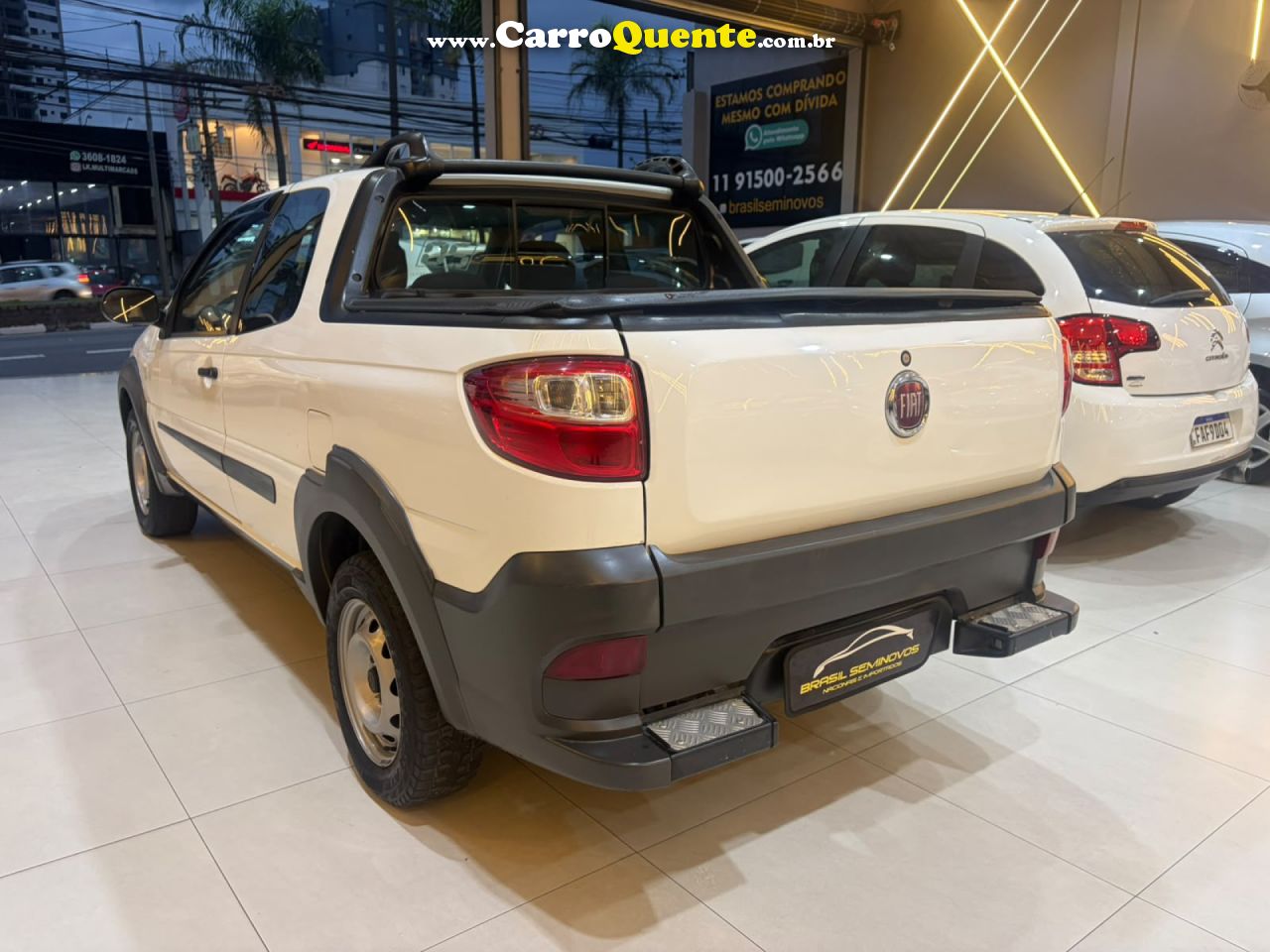 FIAT   FIATSTRADA   BRANCO 2020 1.4 FLEX - Loja