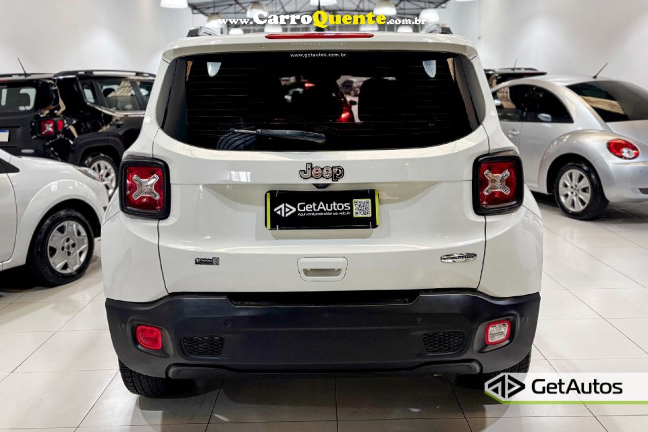 JEEP   RENEGADE LONGITUDE 1.8 4X2 FLEX 16V AUT.   BRANCO 2019 1.8 FLEX - Loja