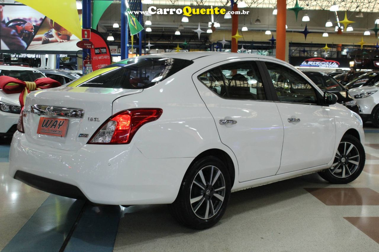 NISSAN VERSA 1.6 16V SL 2018 - Loja