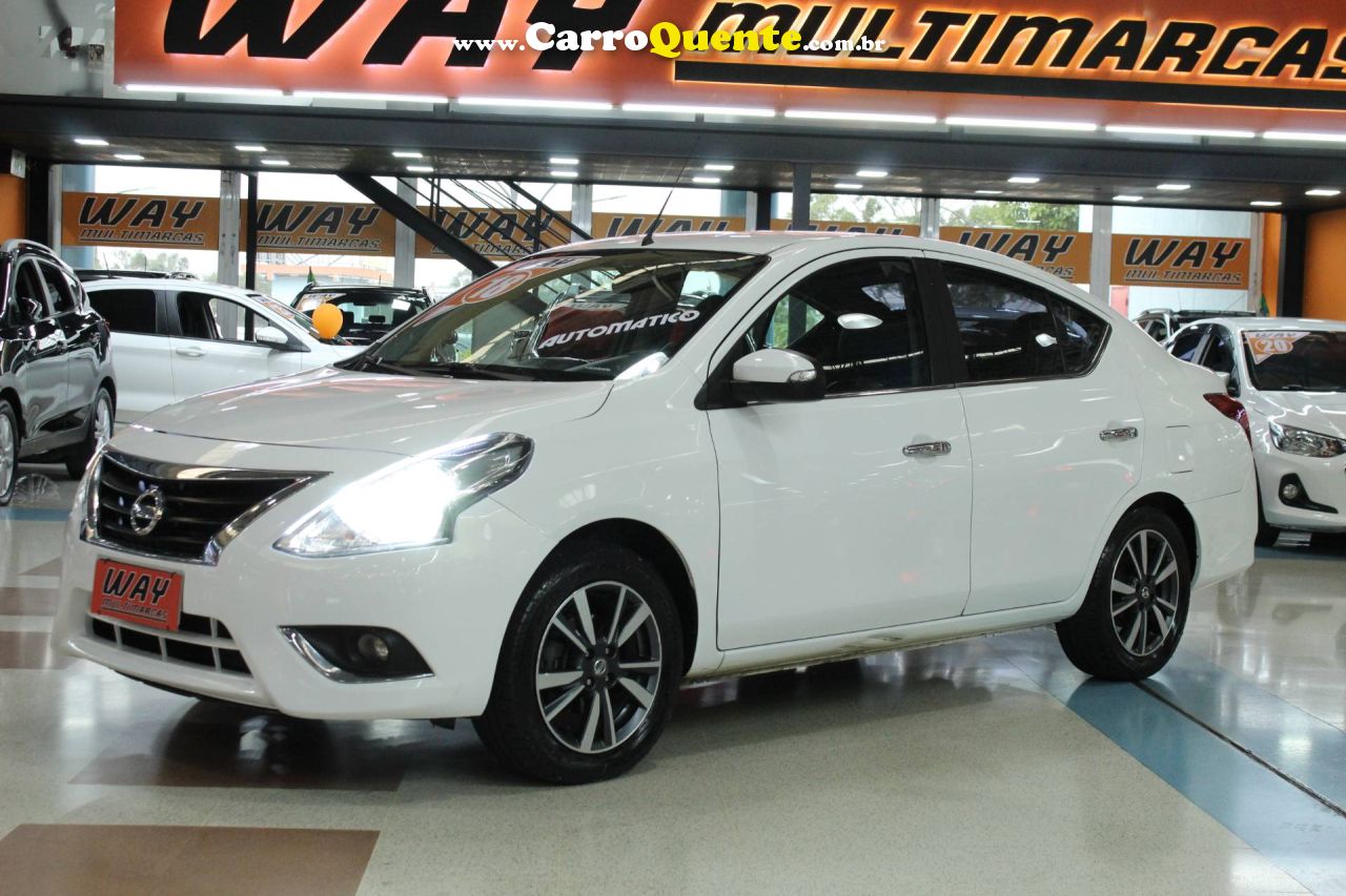 NISSAN VERSA 1.6 16V SL 2018 - Loja