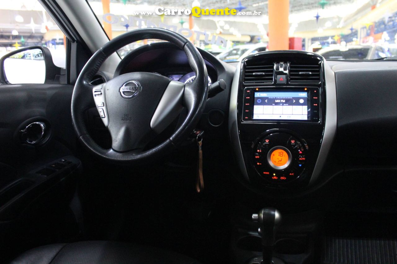 NISSAN VERSA 1.6 16V SL 2018 - Loja