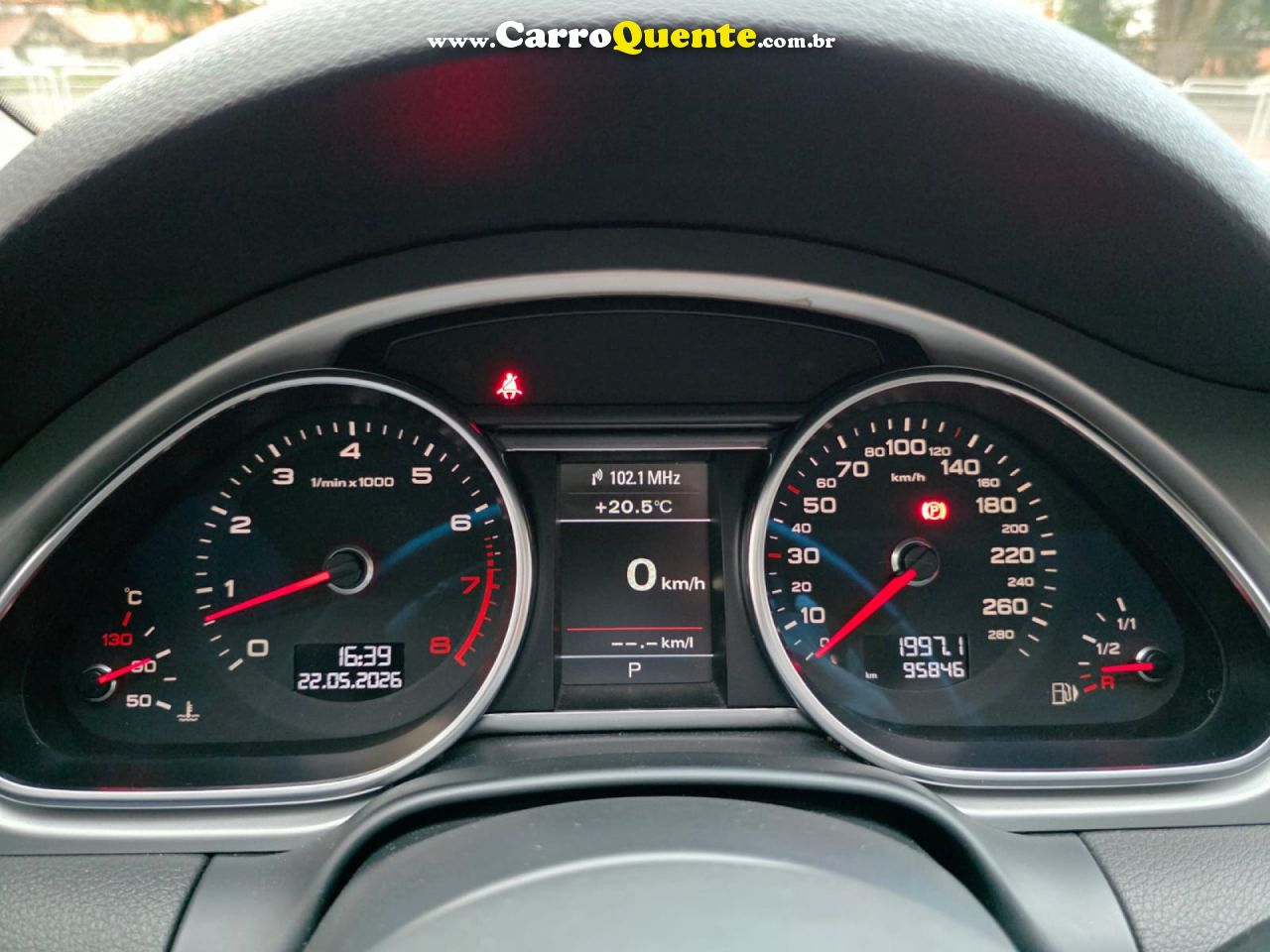 AUDI   Q7 3.0 V6 TFSI  QUAT.TIP.5P PERF.(HÍB.)   CINZA 2014 3.0 GASOLINA - Loja