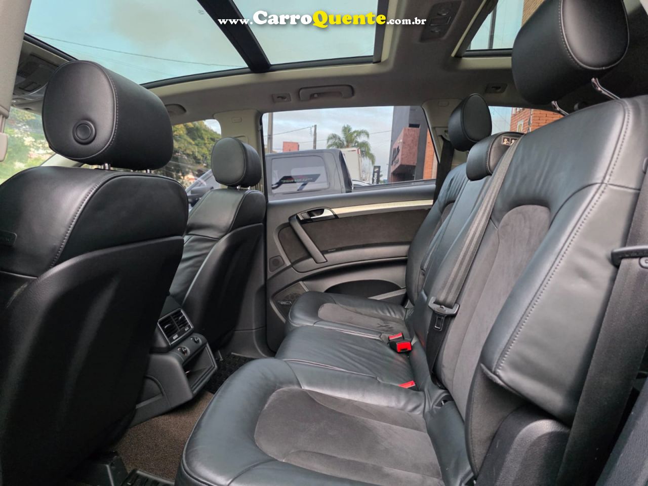 AUDI   Q7 3.0 V6 TFSI  QUAT.TIP.5P PERF.(HÍB.)   CINZA 2014 3.0 GASOLINA - Loja