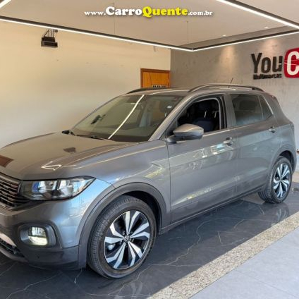 VOLKSWAGEN   T-CROSS 200 TSI 1.0  FLEX 12V 5P AUT.   CINZA 2024 1.0 FLEX