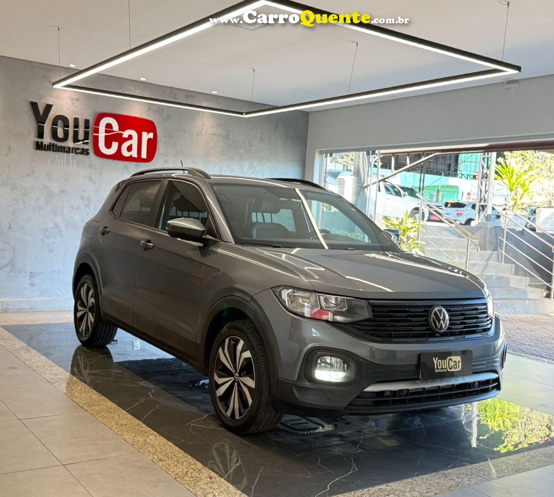 VOLKSWAGEN   T-CROSS 200 TSI 1.0  FLEX 12V 5P AUT.   CINZA 2024 1.0 FLEX - Loja