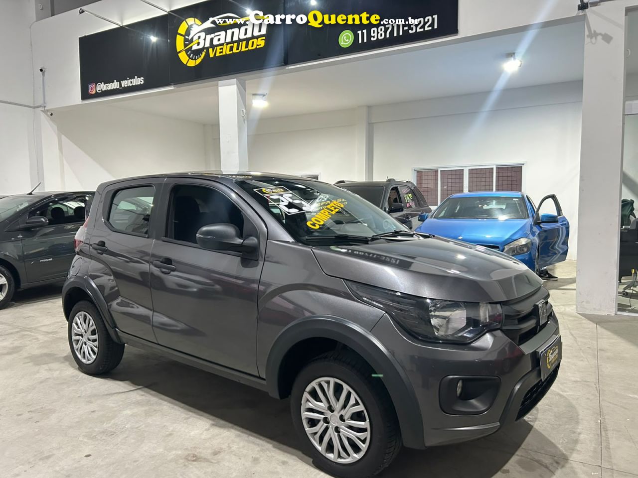 FIAT   MOBI LIKE ON 1.0 FIRE FLEX 5P.   CINZA 2025 1.0 FLEX - Loja