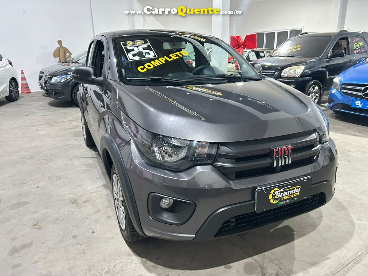 FIAT   MOBI LIKE ON 1.0 FIRE FLEX 5P.   CINZA 2025 1.0 FLEX - Loja