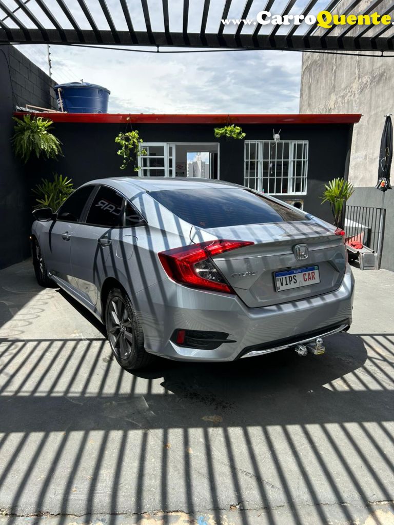 HONDA   CIVIC SEDAN EX 2.0 FLEX 16V AUT.4P   CINZA 2020 2.0 FLEX - Loja