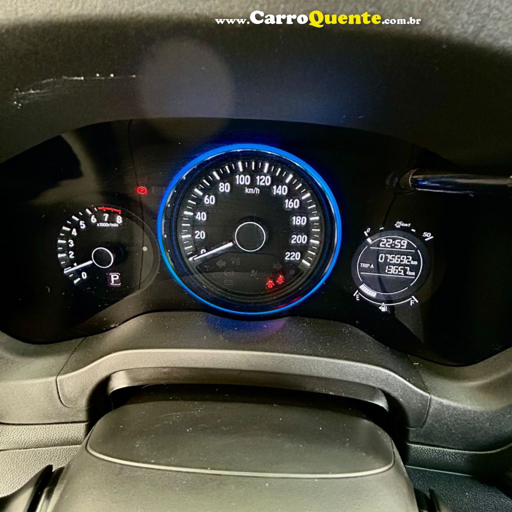 HONDA   HR-V LX 1.8 FLEXONE 16V 5P AUT.   PRATA 2016 1.8 FLEX - Loja