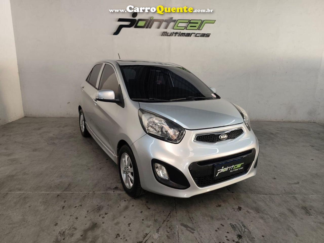 KIA   PICANTO EX 1.11.0 1.0 FLEX MEC.   PRATA 2014 1.1 FLEX - Loja