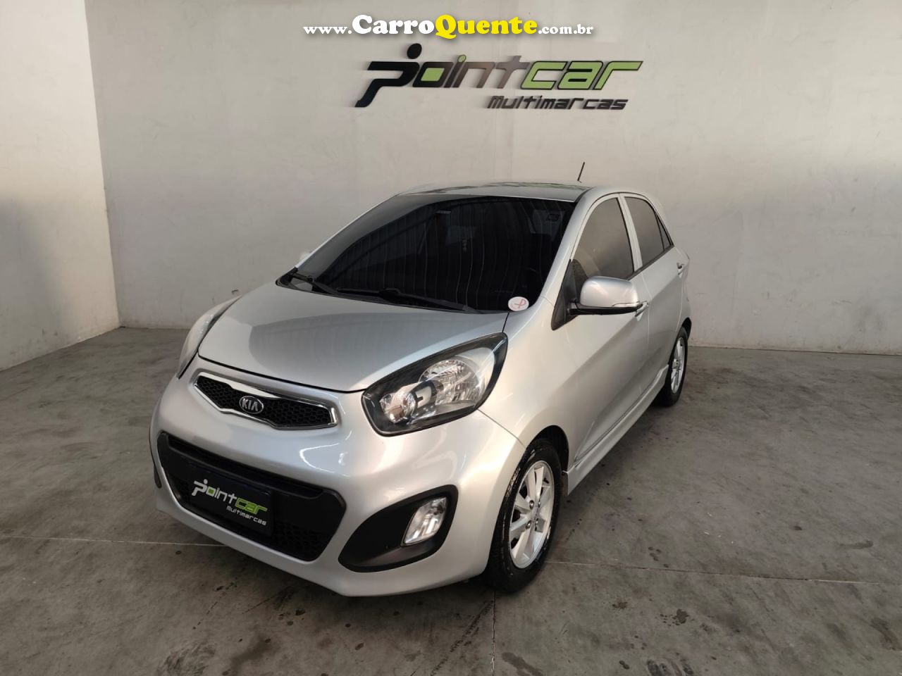 KIA   PICANTO EX 1.11.0 1.0 FLEX MEC.   PRATA 2014 1.1 FLEX - Loja