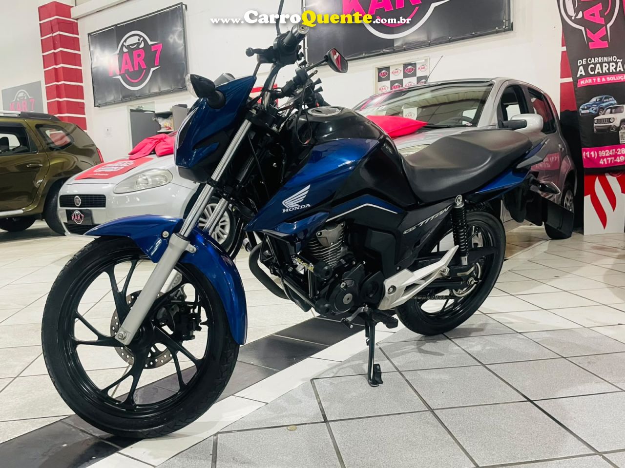 HONDA   CG 160 TITAN S FLEX   AZUL 2024 160 FLEX - Loja