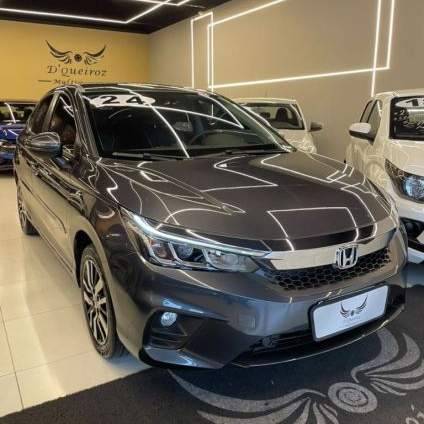 HONDA   CITY HATCHBACK EXL 1.5 FLEX 16V AUT.   CINZA 2024 1.5 FLEX