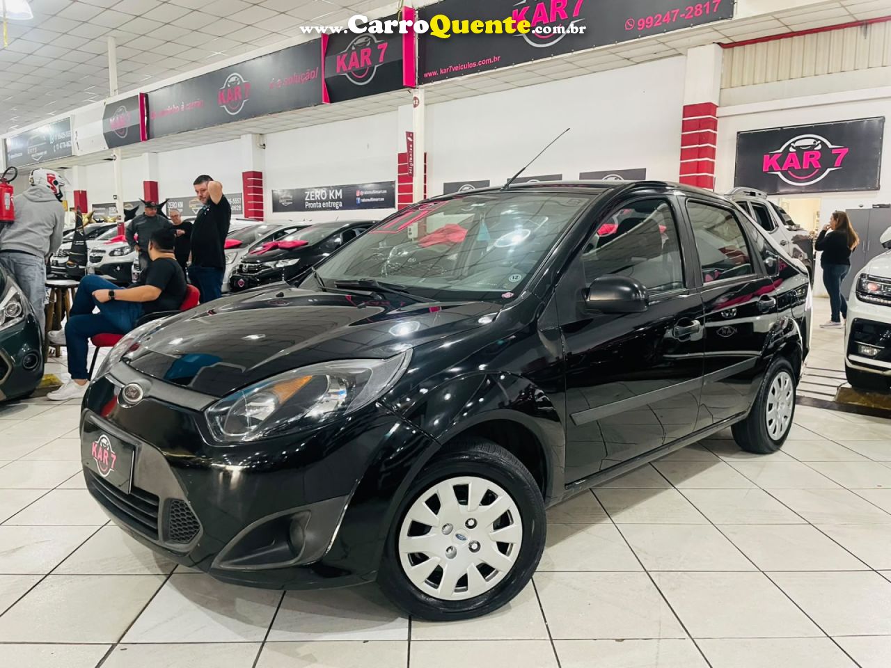 FORD   FIESTA SED. 1.6 8V FLEX 4P   PRETO 2011 1.6 FLEX - Loja