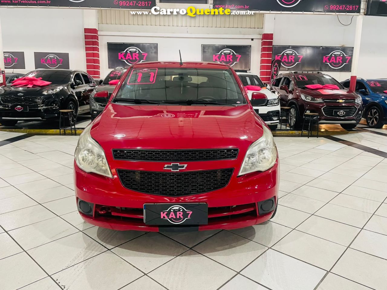 CHEVROLET   AGILE LT 1.4 MPFI 8V FLEXPOWER 5P   VERMELHO 2011 1.4 FLEX - Loja