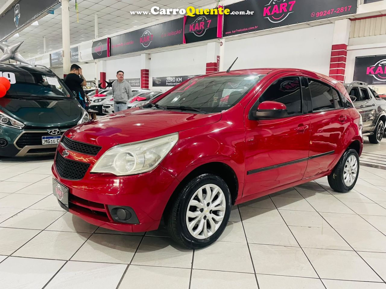 CHEVROLET   AGILE LT 1.4 MPFI 8V FLEXPOWER 5P   VERMELHO 2011 1.4 FLEX - Loja