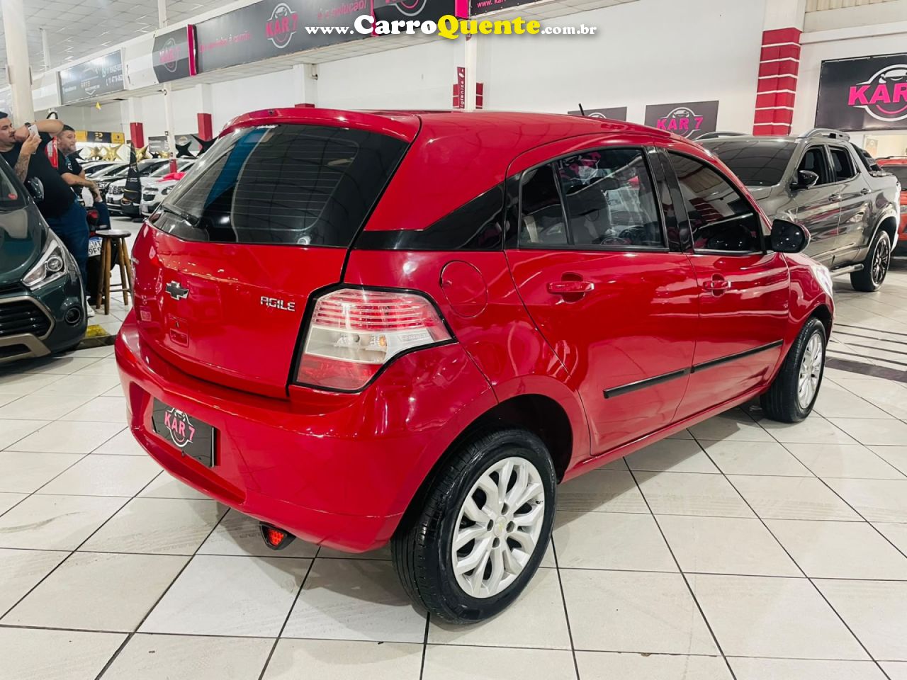 CHEVROLET   AGILE LT 1.4 MPFI 8V FLEXPOWER 5P   VERMELHO 2011 1.4 FLEX - Loja