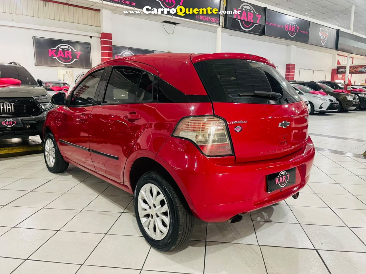 CHEVROLET   AGILE LT 1.4 MPFI 8V FLEXPOWER 5P   VERMELHO 2011 1.4 FLEX - Loja