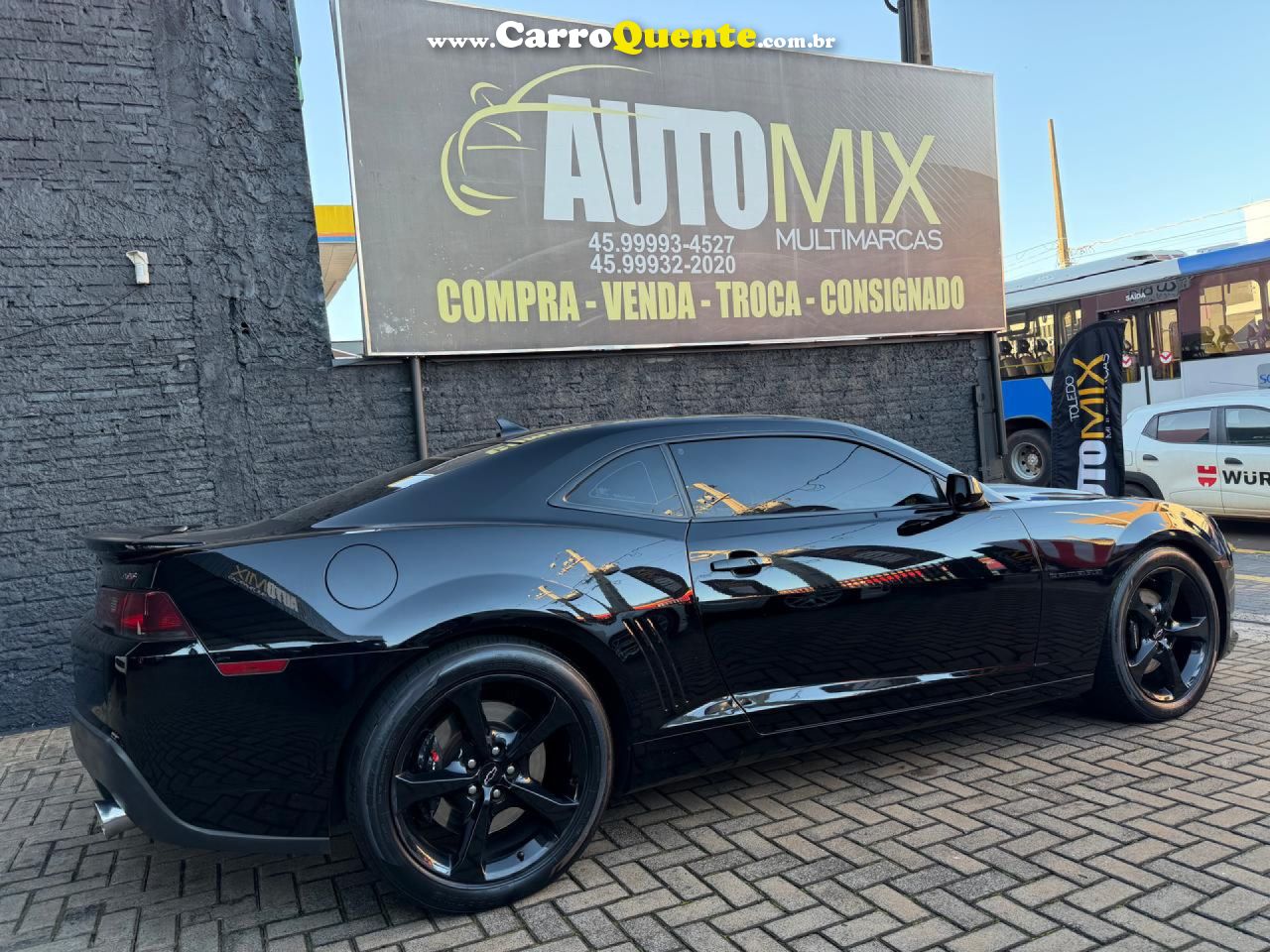 CHEVROLET   CAMARO SS 6.2 V8 16V   PRETO 2014 6.2 GASOLINA - Loja